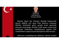 Kazada hayatını kaybeden polis memuru son yolculuğuna uğurlandı