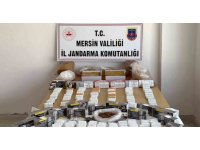 Mersin’de kaçak makaron operasyonu: 3 gözaltı