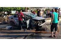 Mersin’de iki ayrı kaza: Birinde otomobil savruldu, diğerinde sıkışan sürücü kurtarıldı