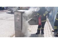 Samandağ’da trafo yangını çıktı