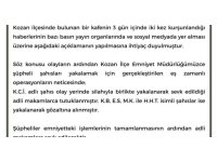 İş yeri kurşunlamasıyla ilgili Adana Valiliği açıklama yaptı