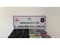 Jandarmadan Manavgat’ta kaçak sigara operasyonu