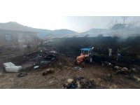 Burdur’da çıkan yangında 2 bin 500 saman balyası kül oldu