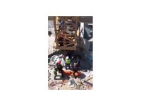 Vinçte bayılan operatörü itfaiye kurtardı