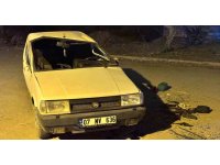 Park halindeki araca çarpan TOFAŞ’ın sürücüsü firar etti