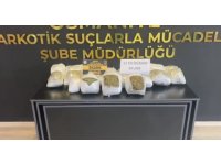 Osmaniye’de hafif ticari araçta 12 kilo skunk ele geçirildi