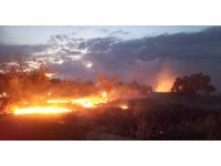 Burdur’da otluk alandaki yangın itfaiye tarafından söndürüldü