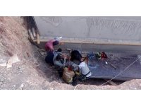 Şantiyede temele düşen şahıs yaralandı