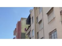 Mersin’de kiracı evi ateş verdi, mahalleli tepki gösterdi