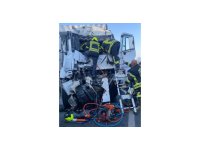 Otoyolda zincirleme kaza: 5 yaralı