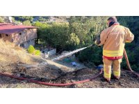 Arsuz’da otluk alanda yangın