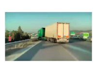 Mersin otoyolda zincirleme kaza kamerada