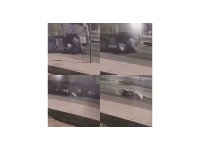 O anlar kamerada: Kamyon motosikletliyi ezdi