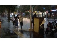 Burdur’da sağanak yağış