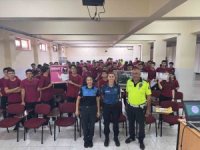 Gazipaşa’da öğrencilere motosiklet ve ekipmanlarının kullanımı hakkında bilgiler verildi