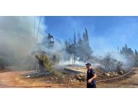 Antalya’da yaşlı kadını sinir krizine sokan yangın