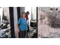 Yangında çocukları kurtardılar, 37 yıllık emek kül oldu