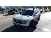 Manavgat’ta 3 araçlı zincirleme kaza