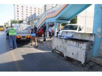 Akdeniz’de yeni çöp konteynerleri cadde ve sokaklara yerleştiriliyor