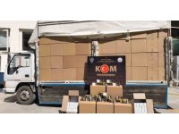 Hatay’da 2 milyon 760 bin adet gümrük kaçağı makaron ele geçirildi