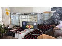 Adana merkezli beş ilde 16 ton kaçak etil alkol ele geçirildi
