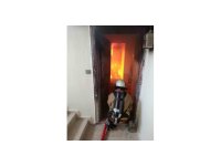 Defne’de apartman dairesinde yangın