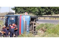 Tarsus’ta cezaevi ring aracı devrildi: 12 yaralı