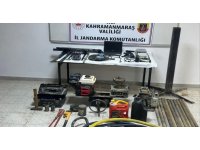 Kahramanmaraş’ta define avcılarına operasyon: 10 kişi yakalandı