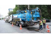 Alanya’da yağmur suyu hatları robot kamera ve kombine araçlarla temizleniyor