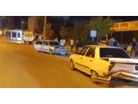 Osmaniye’de 4 otomobilin karıştığı zincirleme kaza kamerada