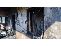 Göksun’da iki ev yandı