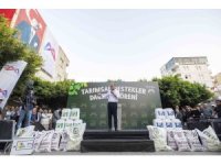 Mersin’de üreticiye güneş paneli, tohum ve gübre desteği