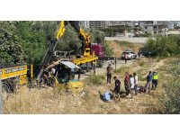 Antalya’da devrilen forkliftin altında kalan sürücü hayatını kaybetti