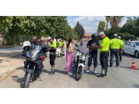 Motosiklet sürücülerine 1 buçuk saatte 456 bin TL ceza kesildi