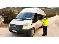 Eğirdir’de kurallara uymayan 2 işçi servisine cezai işlem uygulandı