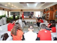 Başarılarını Başkan Topaloğlu ile paylaştılar