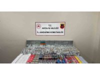 Kemer’de kaçak sigara operasyonu