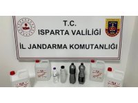 Isparta’da kaçak içki operasyonunda 2 şüpheli hakkında işlem başlatıldı