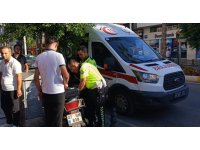 Yaya geçidinde ölümden döndü, o anlar güvenlik kamerasına yansıdı