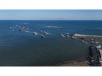 Adana’da tekneler Küresel Sumud Filosu’na destek için Akdeniz’e açıldı