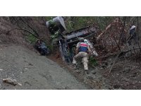 Yaylada uçuruma yuvarlanan kepçenin operatörü hayatını kaybetti