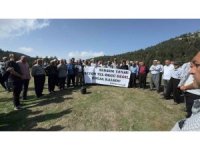 Yayladaki meraya tel örgü tepkisi