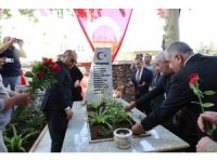 Şehit Kaymakam Saim Bey, kabri başında anıldı