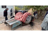 Burdur’da traktör devrildi: 1 ölü