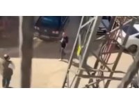 Elindeki tüfekle, "Kim hırsız" diye bağırıp havaya ateş açtı