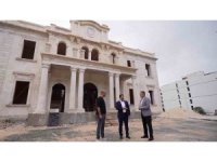 Hatay’da tarihi valilik binasında restarasyon çalışmaları sürüyor