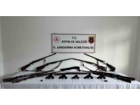 Alanya’da 15 ruhsatsız silah ele geçirildi