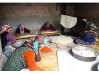 Kahramanmaraş’ta imece geleneğiyle kış hazırlığı devam ediyor