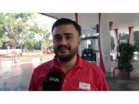 Mizah amaçlı video çekmek isterken 10 TL’sini kargaya kaptırdı